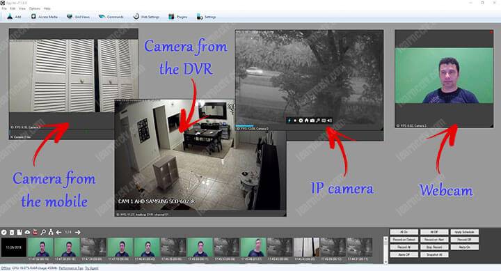 iSPy-Different-types-of-cameras iSPy with different types of cameras