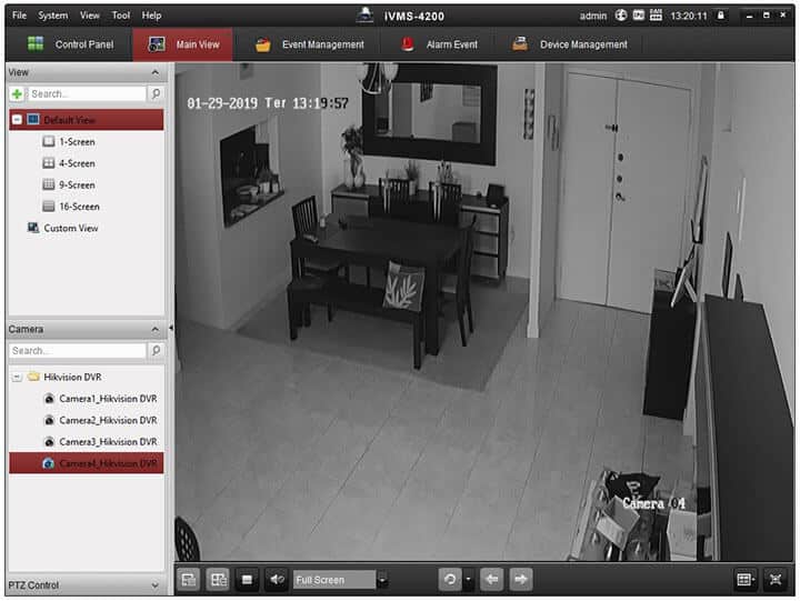 iVMS 4200 connected to a Hikvision DVR iVMS 4200 connected to a Hikvision DVR