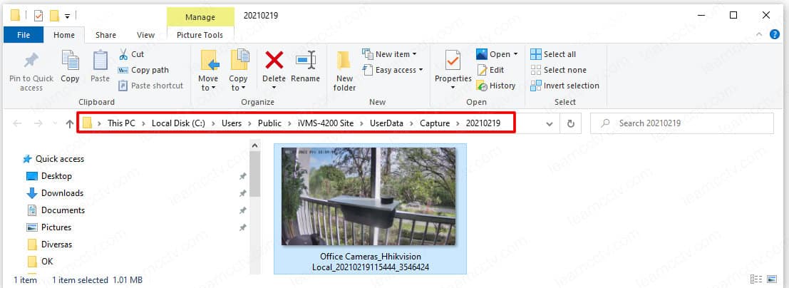 C:\Users\Public\iVMS-4200 Site\UserData\Capture