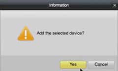 iVMS 4200 for MAC click yes to confirm iVMS 4200 for MAC click yes to confirm