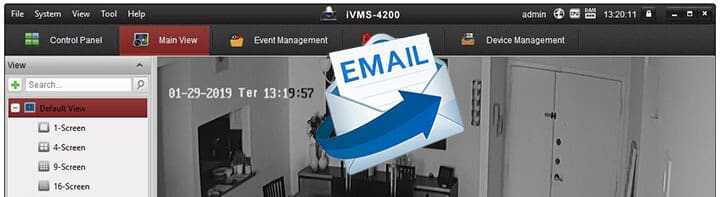 iVMS 4200 How To Setup email notification iVMS 4200 How To Setup email notification