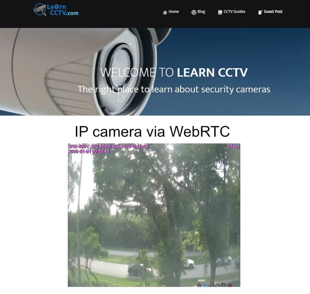 Learn CCTV Blog with live camera Learn CCTV Blog with live camera