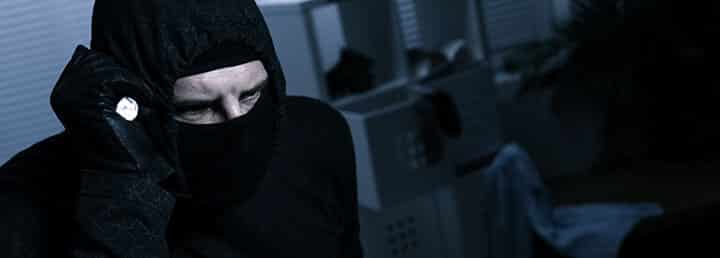 masked burglar with flashlight masked burglar with flashlight