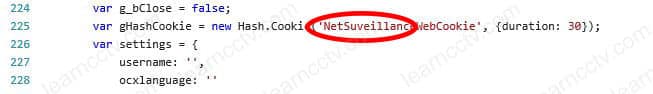 Netsurveillance DVR or camera code information Netsurveillance DVR or camera code information