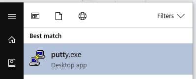 Putty on Windows Putty on Windows