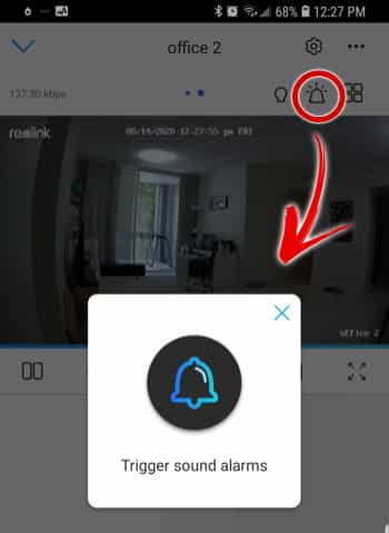 Reolink Argus 3 Trigger Alarm Reolink Argus 3 Trigger Alarm