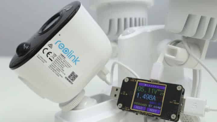 Reolink camera connected to the Wassertein Foodlight Reolink camera connected to the Wassertein Foodlight