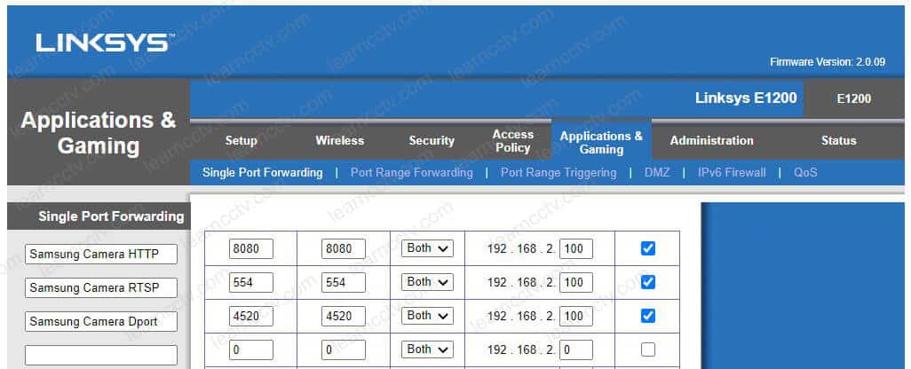 Router Forwarding Rules for Wisenet DDNS Router Forwarding Rules for Wisenet DDNS