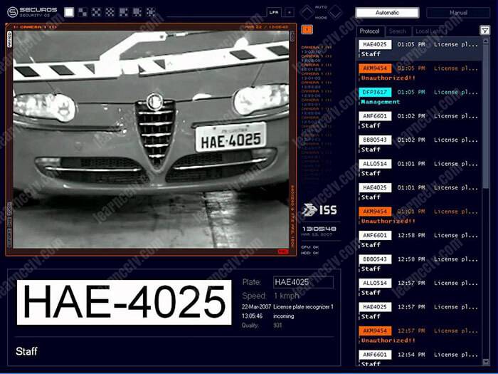 LPR software ISS LPR software ISS