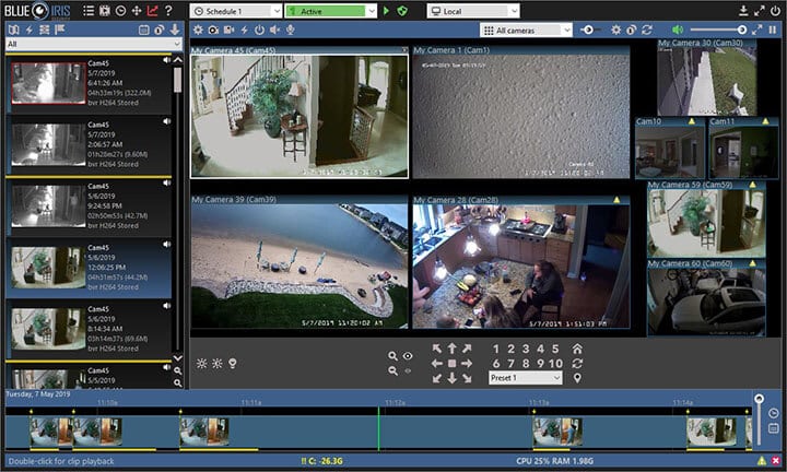 Sofware for security cameras recording Sofware for security cameras recording