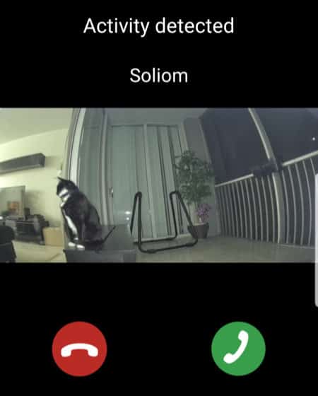 Soliom S100 Activity Detected Soliom S100 Activity Detected