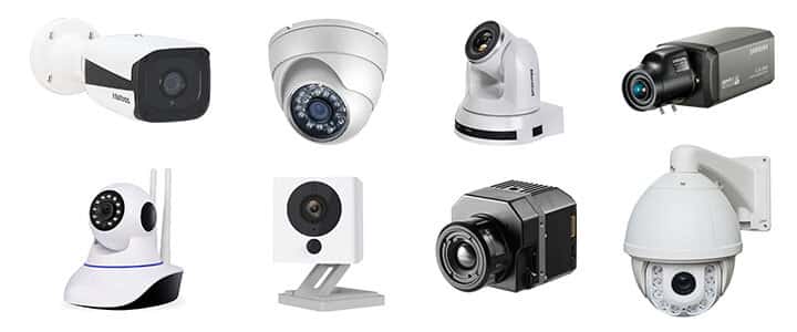 Types of security cameras Types of security cameras