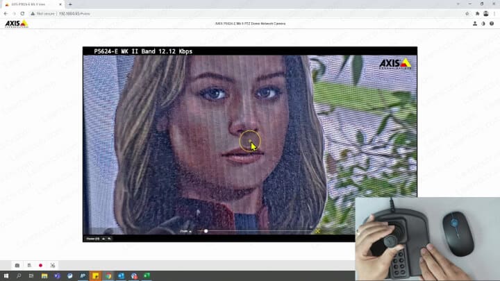 Using PTZ controller with Axis camera Using PTZ controller with Axis camera