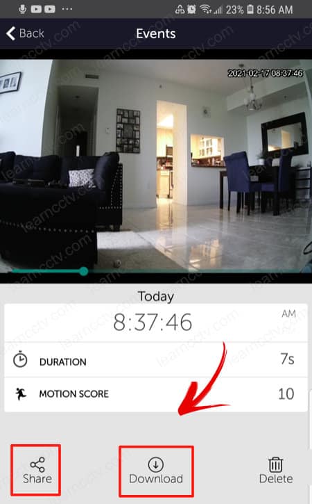 Videoloft App Share and Download Buttons Videoloft App Share and Download Buttons