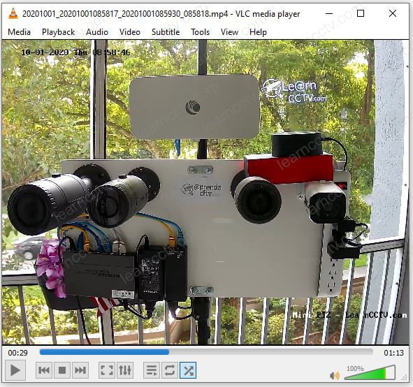 VLC plays the Hikvision mp4 file VLC plays the Hikvision mp4 file