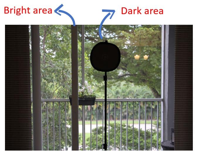 WDR dark and bright area WDR dark and bright area