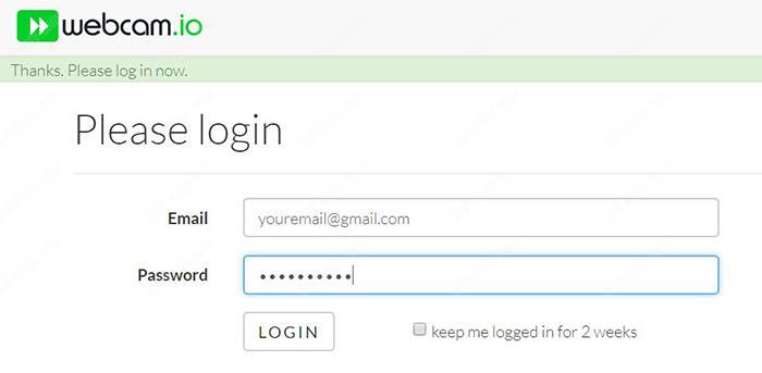 Webcam-IO-Login-Screen Webcam IO account login