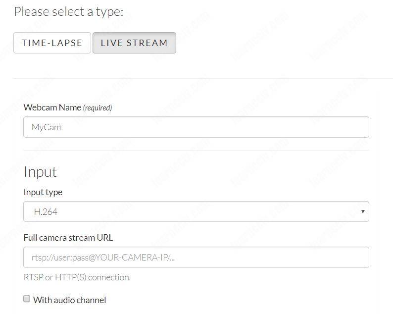 Webcam-LiveStream-YouTube Webcam IO Live Stream