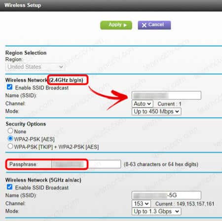 Wi-Fi Router band and password Wi-Fi Router band and password