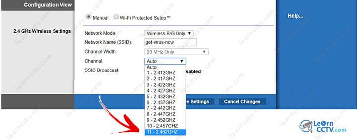 WiFi Channel 11 WiFi Channel 11