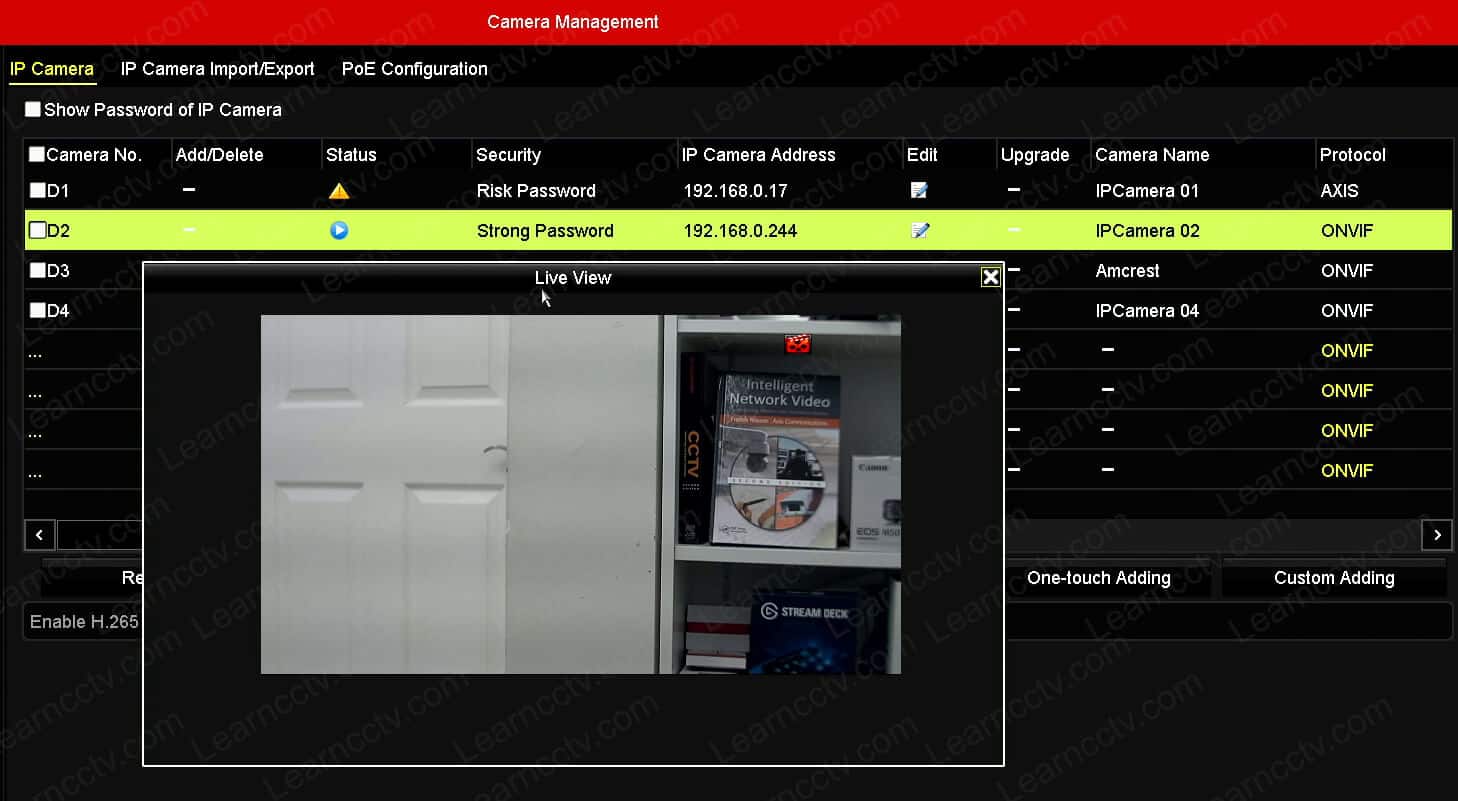 Wisenet camera in Hikvision NVR Wisenet camera in Hikvision NVR