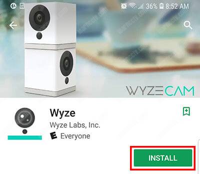 Wyze Cam V2 App installation Wyze Cam V2 App installation