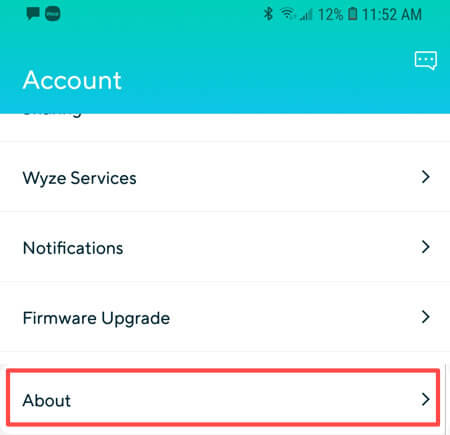 Wyze Cam App About Wyze Cam App About