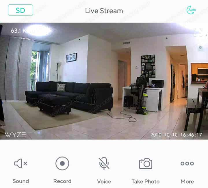 Wyze Cam App Shows Wyze Cam Pan camera Wyze Cam App Shows Wyze Cam Pan camera