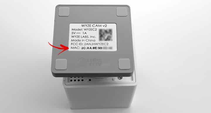 Wyze Cam MAC Address Wyze Cam MAC Address