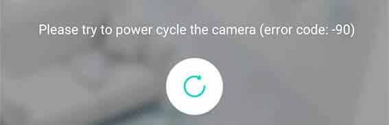 Wyze Camera error code 90 Wyze Camera error code 90