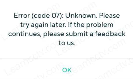 Wyze error code 7 how to fix Wyze error code 7 how to fix
