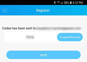 XMeye registration code XMeye registration code