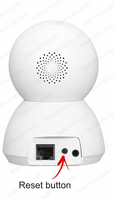 YI camera 1st gen reset button YI camera 1st gen reset button