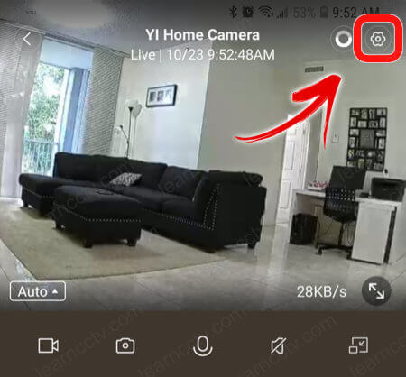 YI Home App Settings YI Home App Settings