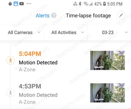 Yi ioT App Alert Yi ioT App Alert