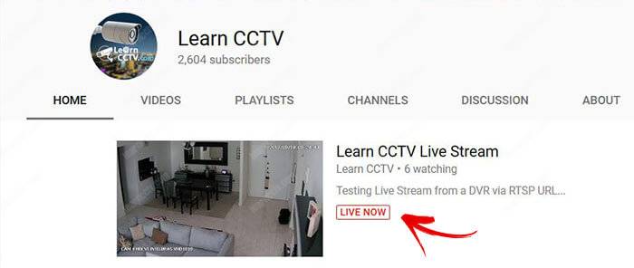 YouTube-LearnCCTV-Live Live video on YouTube