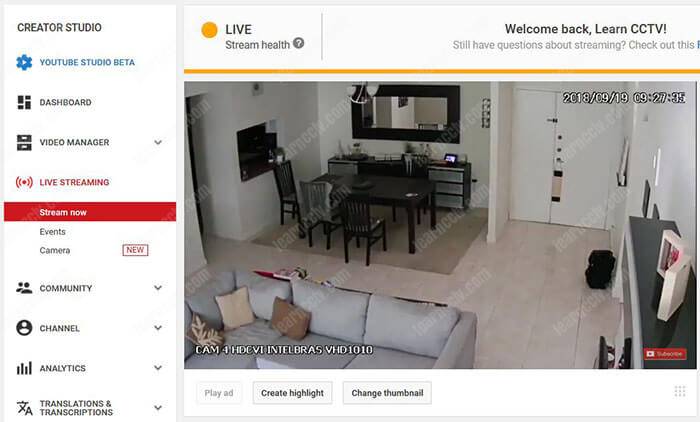 YouTube-LearnCCTV-Live1 YouTube Live Stream