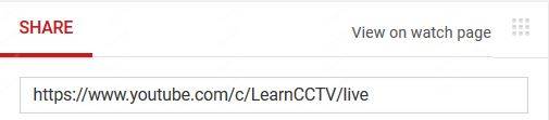 YouTube-Live-Stream-Share YouTube Channel Stream