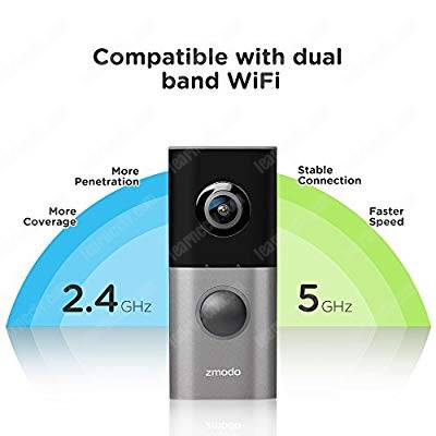 Zmodo-doorbel-Wifi Zmodo Wireless Frequency