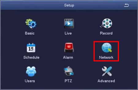 Zosi DVR Setup Screen Zosi DVR Setup Screen