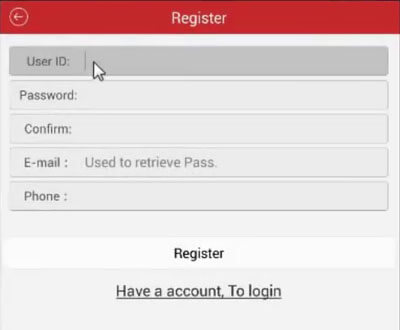 Zosi DVR App Register Zosi DVR App Register