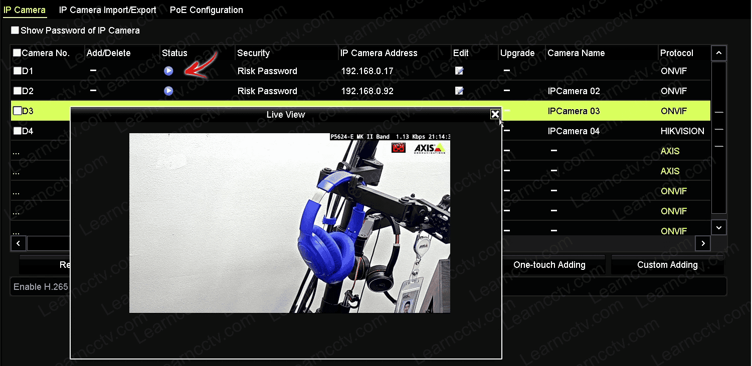 Axis camera working in the Hikvision NVR Axis camera working in the Hikvision NVR