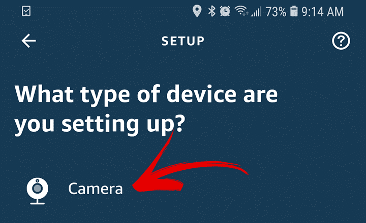 Choose the type of device Choose the type of device