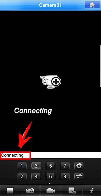 DVR-H264-MEye-App-add-camera-connecting App Meyer connecting camera
