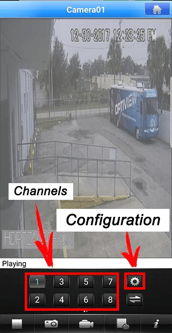 DVR-H264-MEye-App-channels App MEye Channel configuration