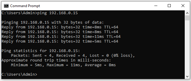FTP Server Pings to the Axis Camera FTP Server Pings to the Axis Camera