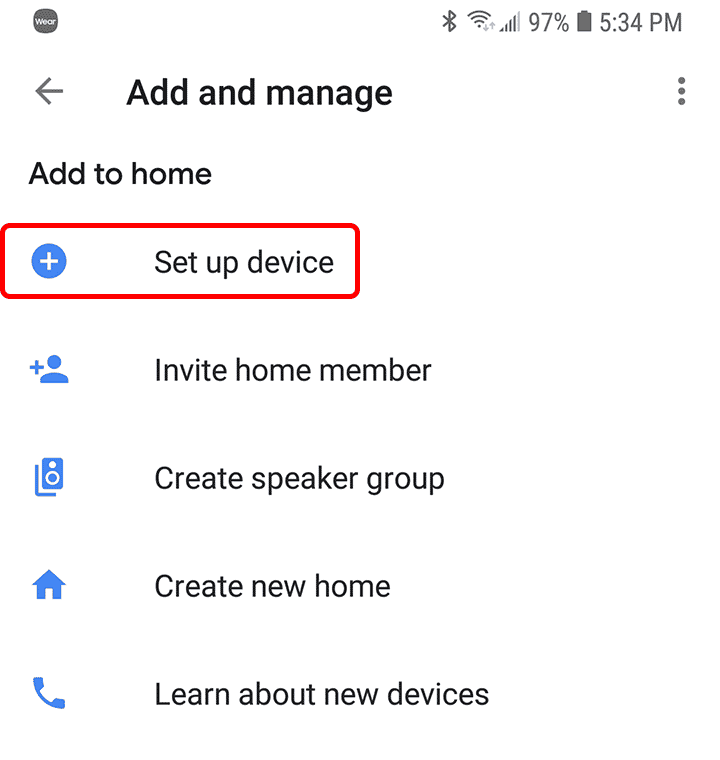 Google Home Add and Manage Device Google Home Add and Manage Device
