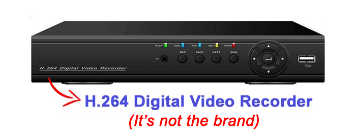 H264-DVR H,264 DVR is not the brand