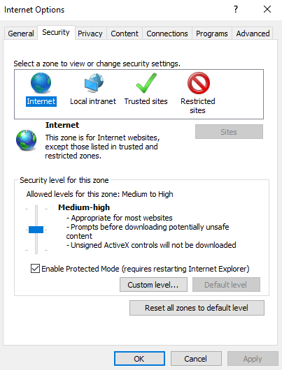 Hikvision-DVR-Plugiin-error-Trusted-sites Go to Security and Trusted Sites