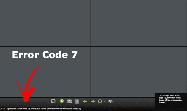 Hikvision iVMS error code 7 Hikvision iVMS error code 7